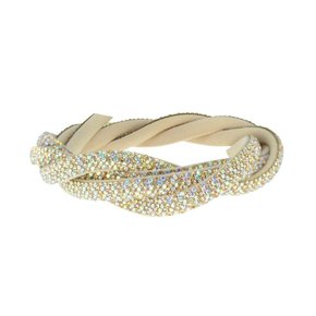 Tubo de Strass Meia Cana 06mm - metro