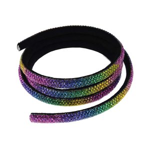 Tubo de Strass Meia Cana 08mm - metro