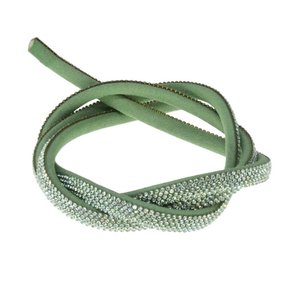 Tubo de Strass Meia Cana 08mm - metro