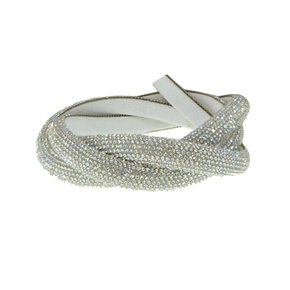 Tubo de Strass Meia Cana 10mm - metro