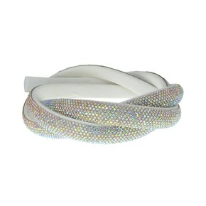 Tubo de Strass Meia Cana 10mm - metro