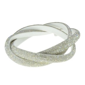 Tubo de Strass Meia Cana 12mm - metro