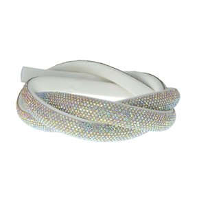 Tubo de Strass Meia Cana 12mm - metro