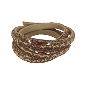 Tubo de Strass Meia Cana 10mm - metro