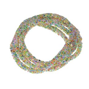 Tubo de Paetê 06mm Branco - metro