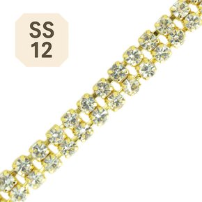 Fio de Strass SS12 Duplo - metro