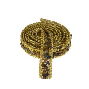 Manta de Cascalho com Corrente Dourada 15mm - metro