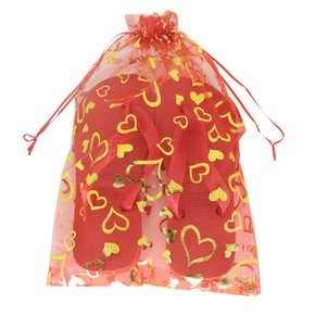 Saquinho de Voal 20cm x 30cm Estampado - Unidade