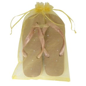 Saquinho de Voal 20cm x 30cm Detalhes Bolinhas - Unidade