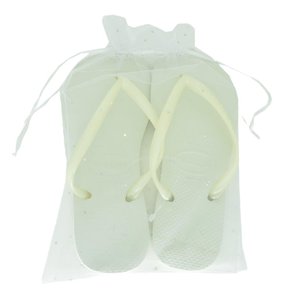 Saquinho de Voal 20cm x 30cm Detalhes Bolinhas - Unidade