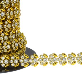 Aljofre de ABS Metalizado 14mm