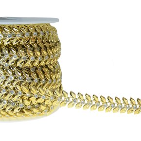 Aljofre de ABS Metalizado Folhas 15mm