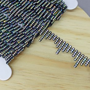 Aljofre de ABS Metalizado Eletrocardiograma