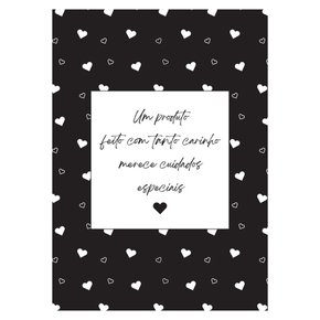 Panfleto de Cuidados Especiais 75cm x 105cm - Pct c/ 10 unidades