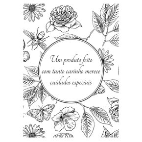 Panfleto de Cuidados Especiais 75cm x 105cm - Pct c/ 10 unidades