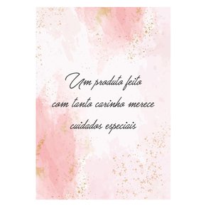 Panfleto de Cuidados Especiais 75cm x 105cm - Pct c/ 10 unidades