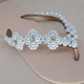 Trama de Pérolas Begônia V - Pronta pra Aplicar