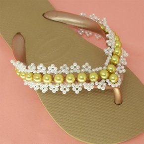 Trama de Pérolas Dália V - Pronta pra Aplicar