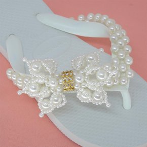 Trama de Pérolas Laço Azaleia V - Pronta pra Aplicar