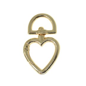 Fecho Coração para Chaveiro 25mm
