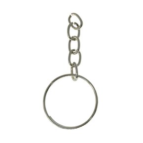 Argola para Chaveiro 22mm com Corrente