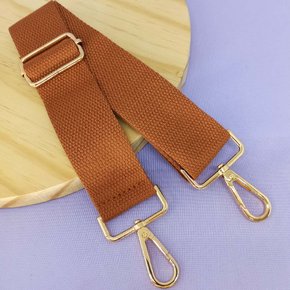 Alça para Bolsa Tecido e Mosquetões 140cm