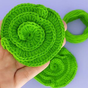 Kit de Aplique em Crochê Camélia