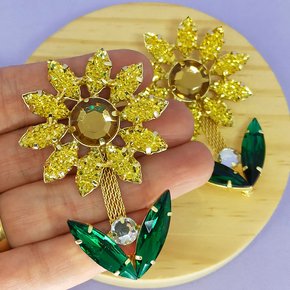 Cabedal Girassol Banhado Rebite