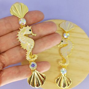 Cabedal Cavalo Marinho Banhado Rebite