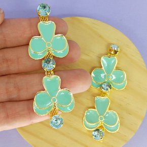 Cabedal Cecília Banhado Rebite