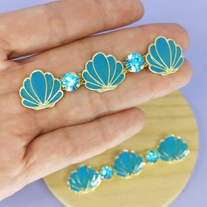 Cabedal Conchas Banhado Rebite