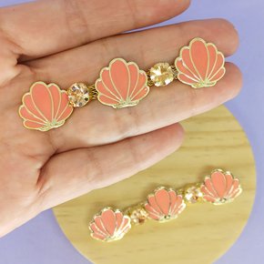 Cabedal Conchas Banhado Rebite