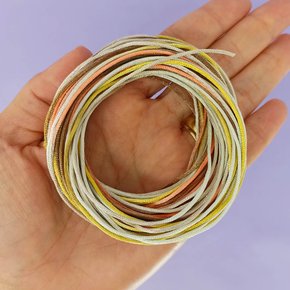 Fio de Seda Mesclado 1mm - Meada c/ 15 metros