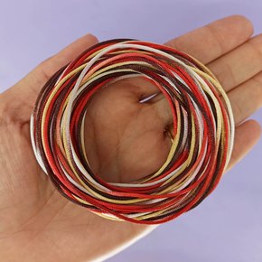 Fio de Seda Mesclado 1mm - Meada c/ 15 metros