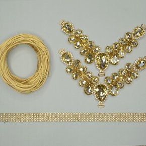 Kit Cabedal Melissa – Completo para Customização com Fio de Seda e Manta de Strass