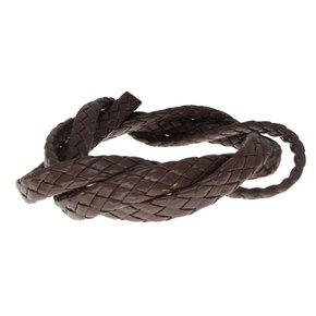 Tira de Couro Trançado 09mm