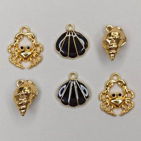 Kit de Pingentes de Metal com Argola