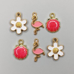 Kit de Pingentes de Metal com Argola