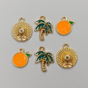 Kit de Pingentes de Metal com Argola