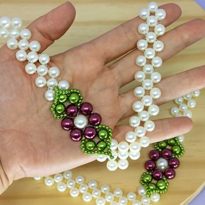 Trama de Pérolas Gérbera V - Pronta pra Aplicar