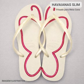 Havaianas Slim com Frisado para Meia Cana 06mm