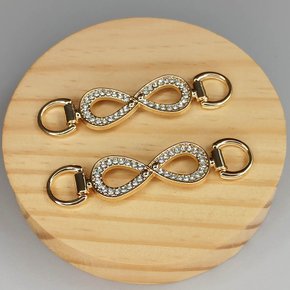 Cabedal Fivela Infinito Passante - Par