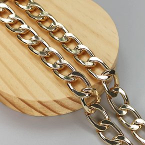 Corrente de Alumínio Grumet 13mm x 20mm (metro)