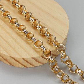 Corrente de Alumínio Elo Português 10mm x 10mm (metro)