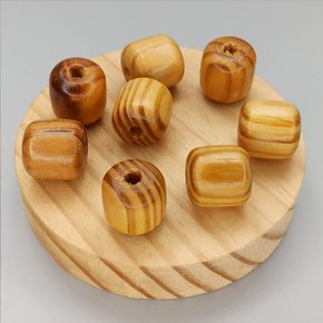 Contas de Madeira 20mm x 20mm (10 unidades)