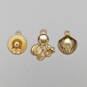 Kit de Pingentes de Metal com Argola