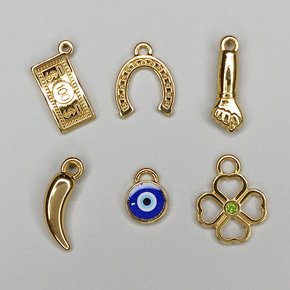 Kit de Pingentes de Metal com Argola