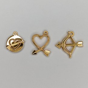 Kit de Pingentes de Metal com Argola