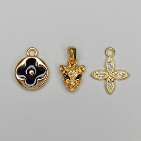 Kit de Pingentes de Metal com Argola