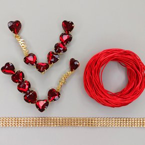 Kit com Cabedal Mãe Coração